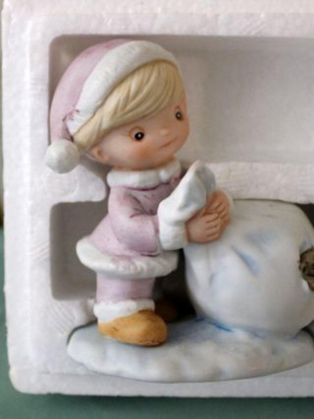 Vintage Home Interiors Kids Christmas Figurines - Set of 3